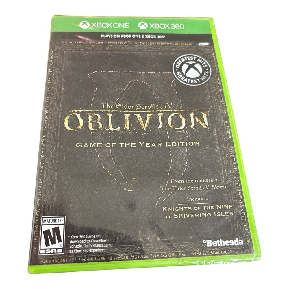 Microsoft XBOX 360‎ / XBOX ONE Oblivion Game of the Year Edition - Sealed